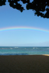 ハワイの虹の写真